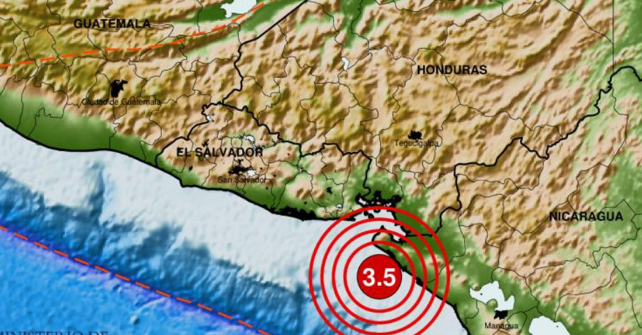 Reportan fuerte sismo en la zona oriental del país
