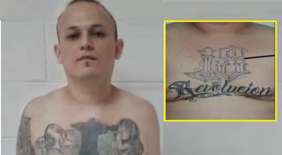 Se cubrió el 18 en su pecho para burlar a las autoridades, pero terminó capturado