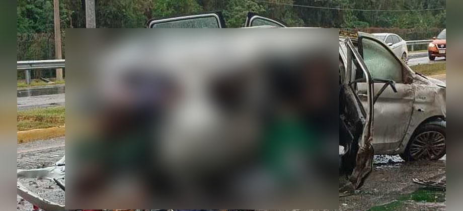 Cinco argentinos pierden la vida tras aparatoso choque en playa Carmen-Tulum, México