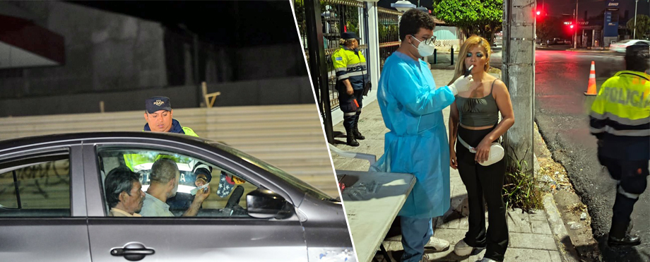 Once personas que combinaron el trago con el volante fueron detenidas en las últimas horas