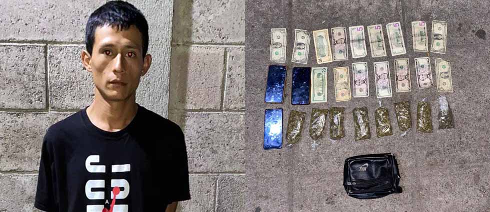 Capturan a sujeto con droga y efectivo en Soyapango