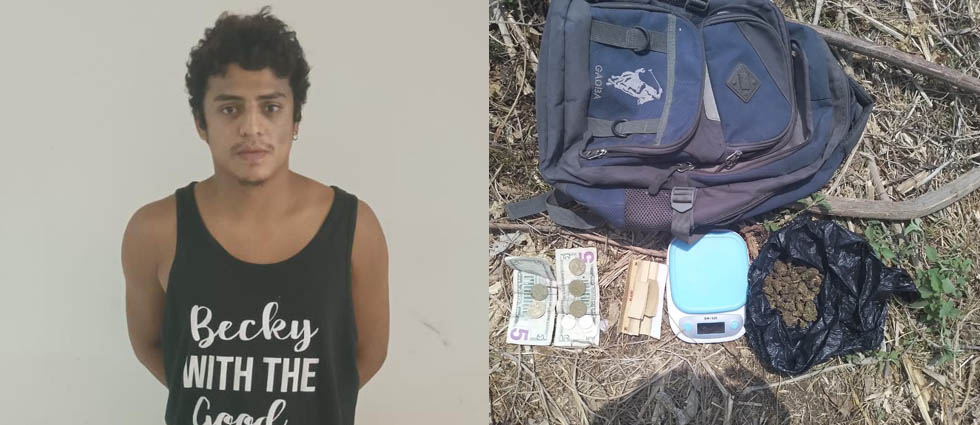 Militares capturan a sujeto tras hallarle droga