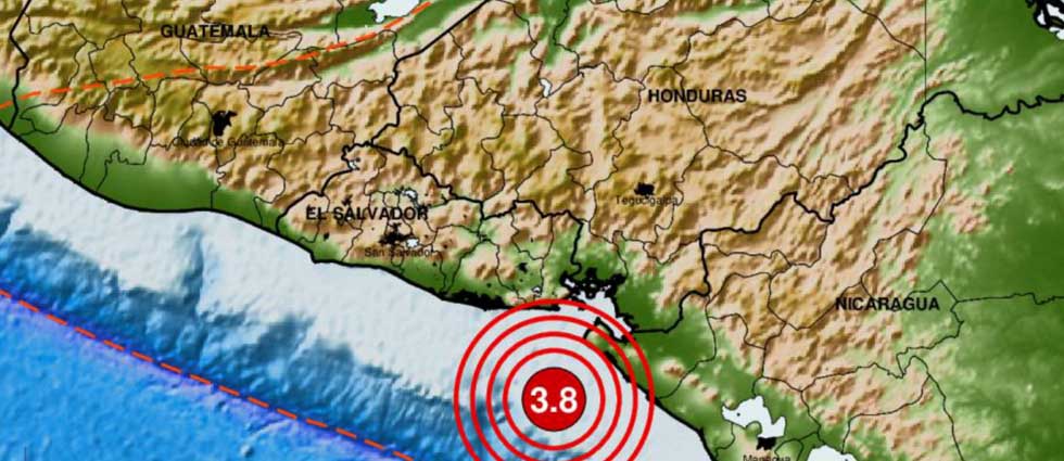 Sismo sacude parte del país esta mañana de martes