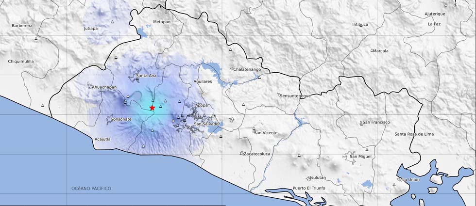 Fallas geológicas provocan sismo en La Libertad esta mañana de miércoles