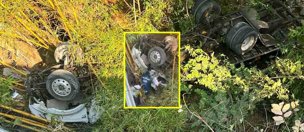 Hombre muere luego que pipa se precipitó en un barranco carretera al puerto de La Libertad