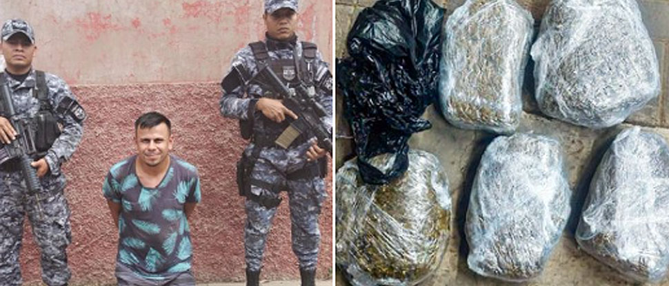 Efectividad policial permite capturar a distribuidor de drogas en Ahuachapán