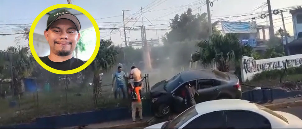 Él era Marco, joven cuyo cadáver fue encontrado en la parte trasera de un carro tras choque