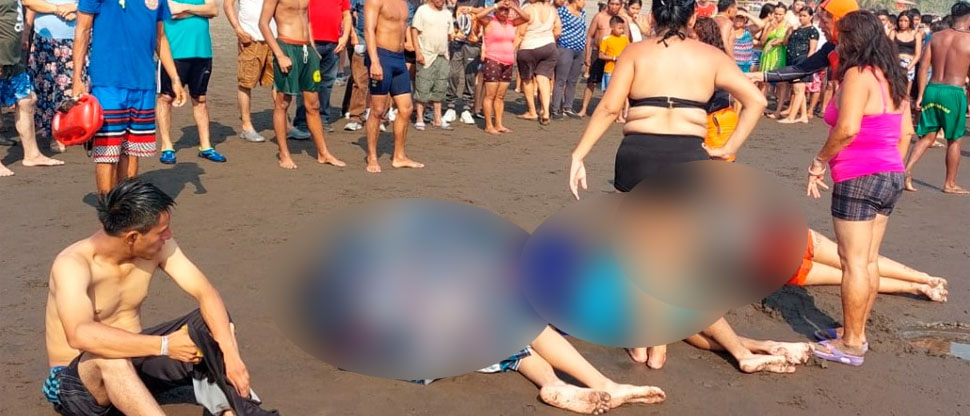Paseo casi acaba en tragedia: rescatan a 5 turistas arrastrados por corriente en Metalío