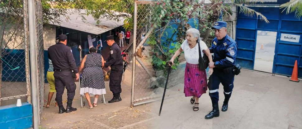 PNC colabora con la movilidad de personas de la tercera edad en centros de votación