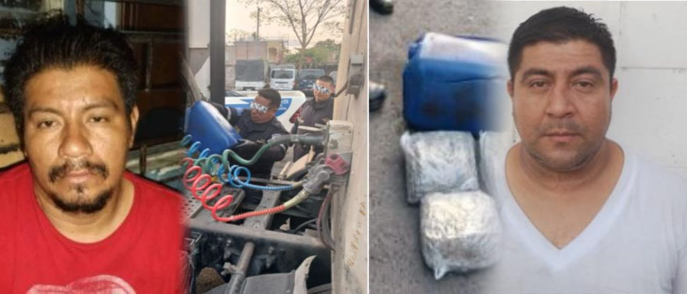 Capturan a guatemaltecos que intentaban introducir narcóticos escondidos en cabezales