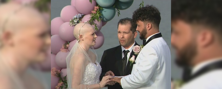 Joven con cáncer terminal cumple su sueño y se casa con el amor de su vida