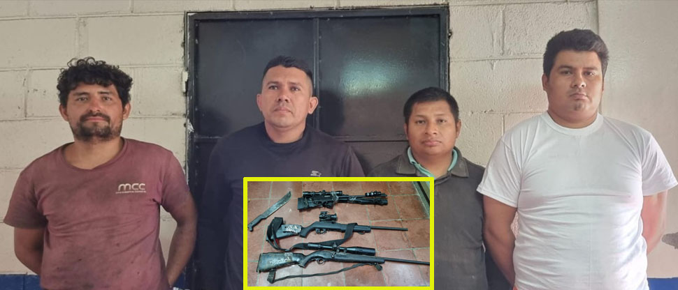 Capturan a sujetos armados que merodeaban en zonas rurales de La Libertad