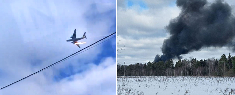 Avión militar se estrella en Rusia y mueren todos sus tripulantes
