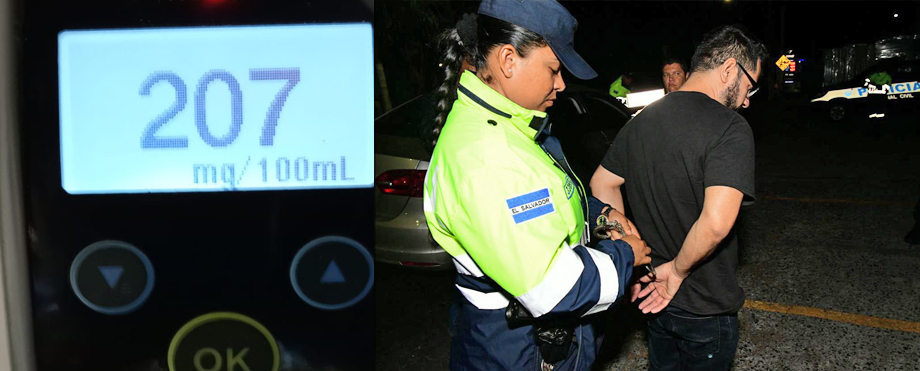 Varios conductores fueron sorprendidos manejando ebrios