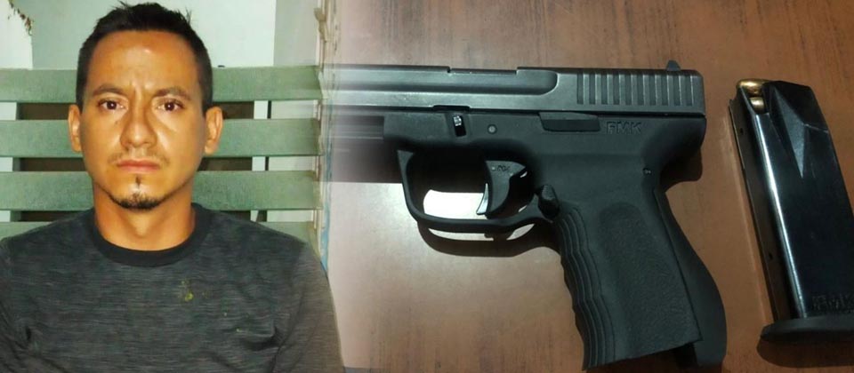 Borracho se va a la cárcel por realizar tiros al aire libre