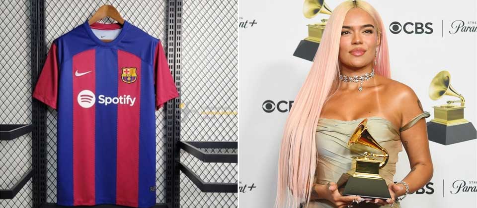 Karol G aparecerá en la camiseta del Barcelona en el clásico