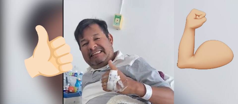 Cocolito le tocó visitar nuevamente el hospital