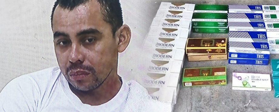 Lo condenaron a prisión por contrabandear más de $20 mil en cigarrillos