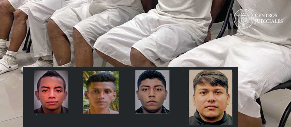 4 pandilleros son condenados a prisión por cometer un doble crimen a tiros