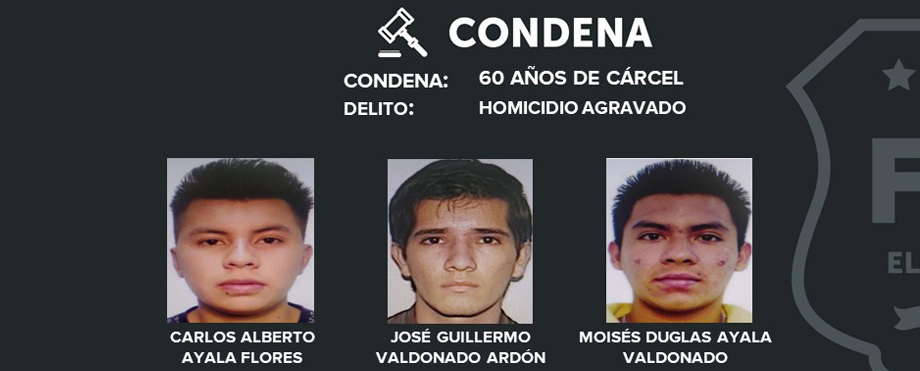 Pasarán décadas en la cárcel por acabar con la vida de dos salvadoreños en La Libertad