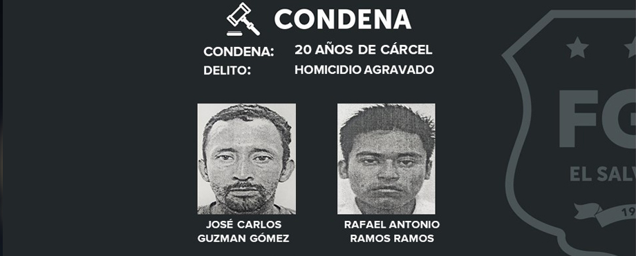 Par de pandilleros pasarán décadas en el CECOT por acabar con la vida de un salvadoreño