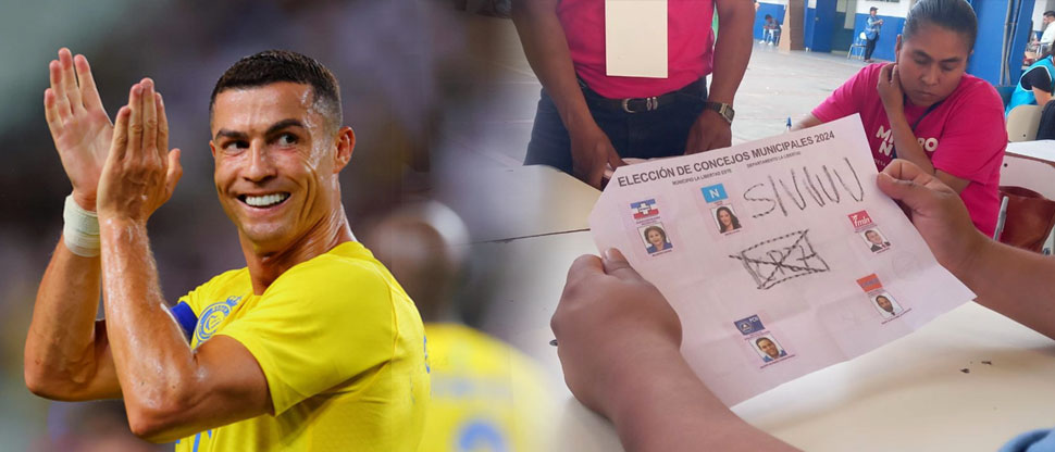 Salvadoreño vota por Cristiano Ronaldo este 3 de marzo