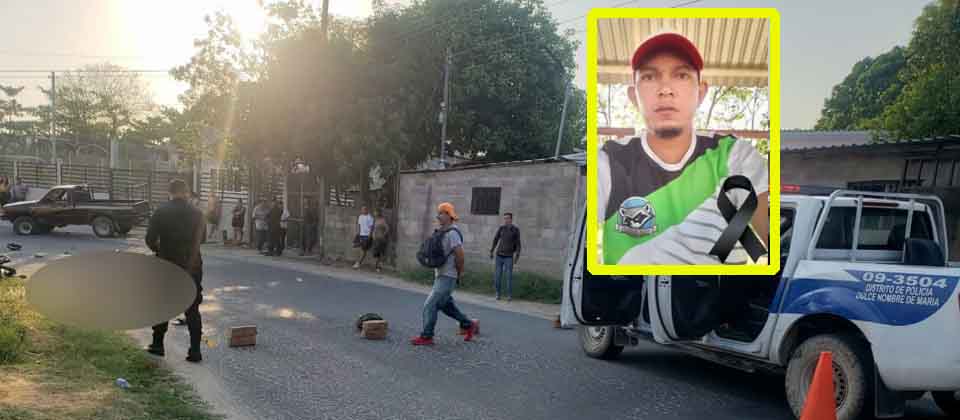 Él era Ancelmo, motociclista que falleció cerca de su casa tras impactar con un pick up