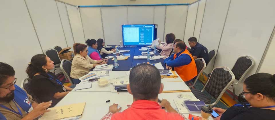 Fiscalía verifica transparencia del escrutinio final