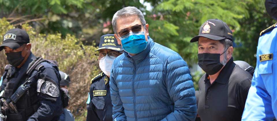 Expresidente de Honduras declarado culpable de narcotráfico por justicia de EUA