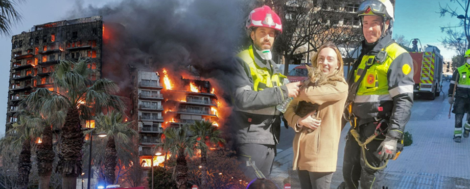 Encuentra su gato con vida una semana después de voraz incendio en Valencia, España