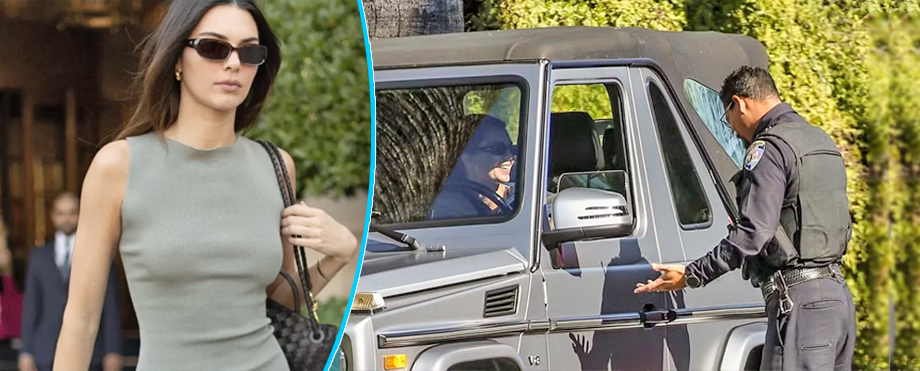 Detienen a Kendall Jenner por irrespetar las leyes de tránsito en Beberly Hills