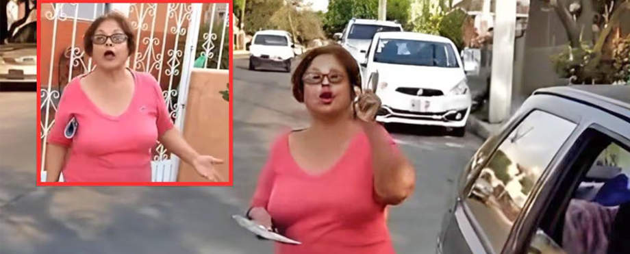 Mujer desata la polémica por imponer multas a quienes se estacionan frente a su casa