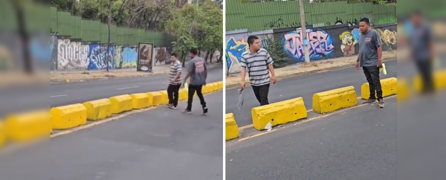 Reportan acto de intolerancia entre microbuseros cerca de Metro San Salvador