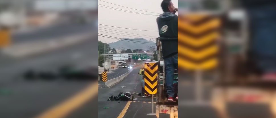Motociclista termina en el hospital tras accidentarse en Ahuachapán