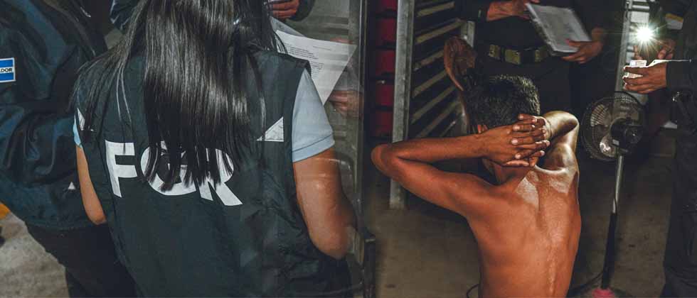 Capturan a 25 delincuentes durante operativo en San Vicente