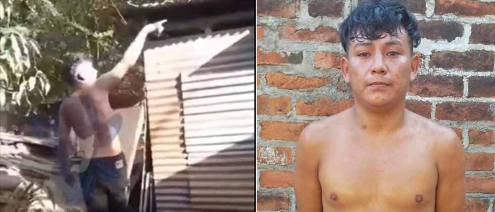 Capturan a MS que fue captado amenazando a sus vecinos en San Juan Opico