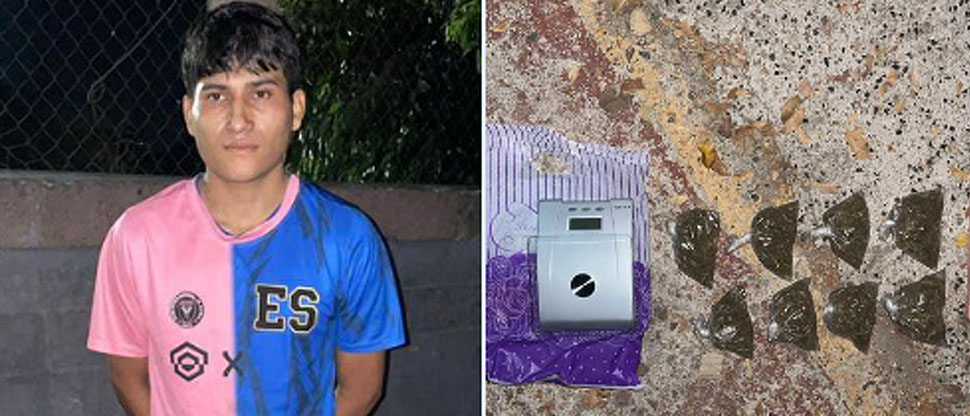 Militares sorprenden a sujeto que comercializaba drogas en Ciudad Delgado