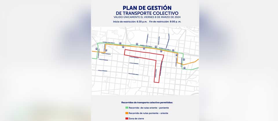 Anuncian cierre de calles en Centro Histórico por Tour El Salvador 2024