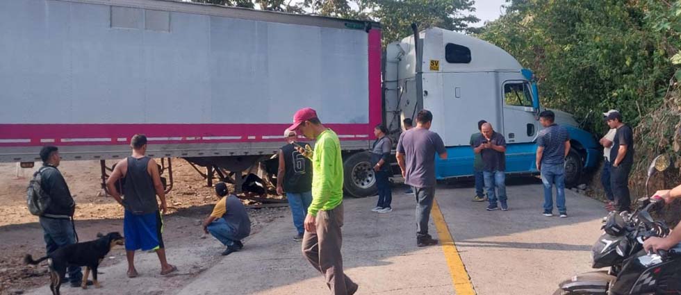 Reportan rastra accidentada carretera al Boquerón