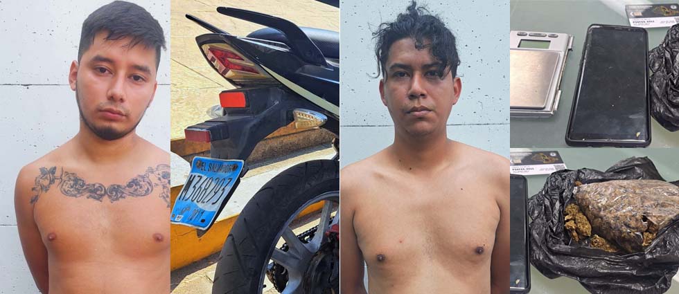 Capturan en Colón a dos sujetos tras hallarles droga