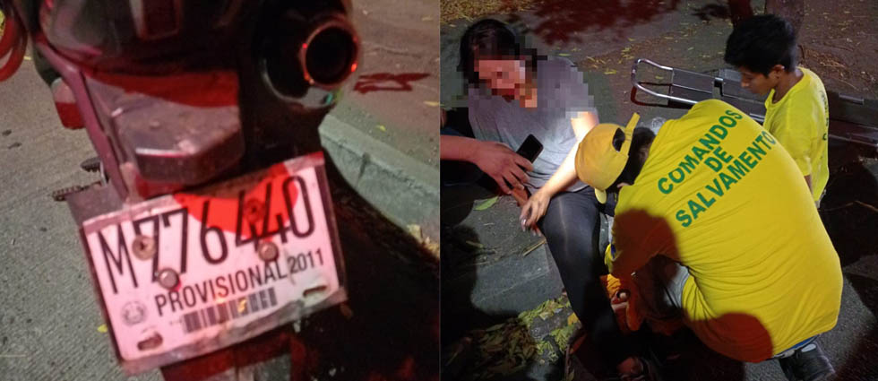 Mujer acaba lesionada tras accidente en la Troncal del Norte