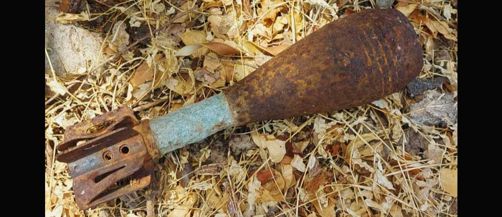 Hallan granada en caserío de San Miguel