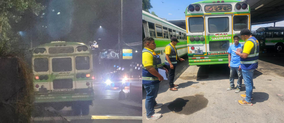 Sancionan a motorista de la Ruta 406 por manejar en sentido contrario