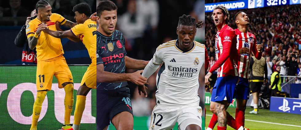 El Madrid fue el único equipo de los tres españoles que no ganó en cuartos de Champions