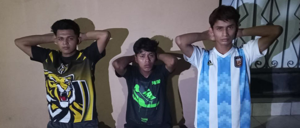 Le caen los 3 doritos después a 3 pandilleros en Ciudad Delgado