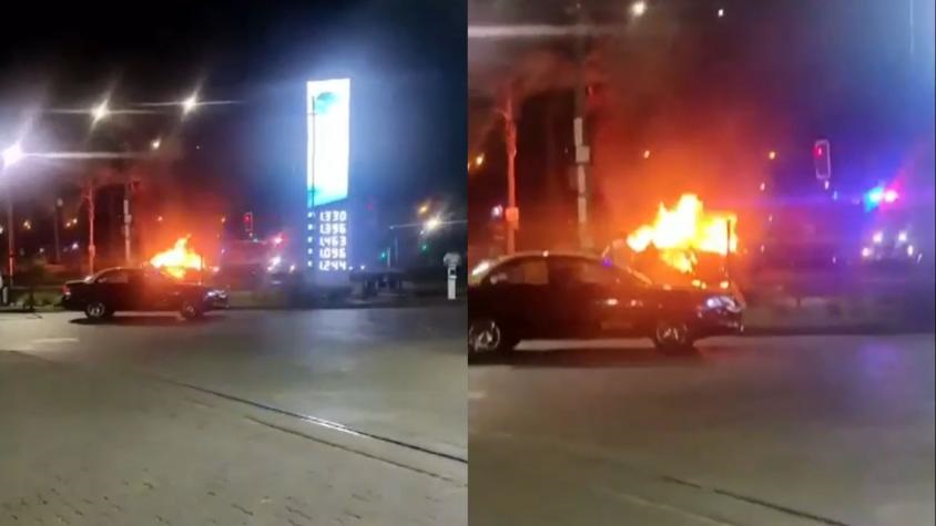 Violencia en Chile: Hombre es asesinado a balazos y luego su vehículo es quemado