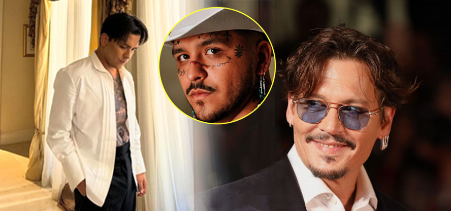 Christian Nodal reaparece sin tatuajes y lo apodan como el Johnny Depp mexicano