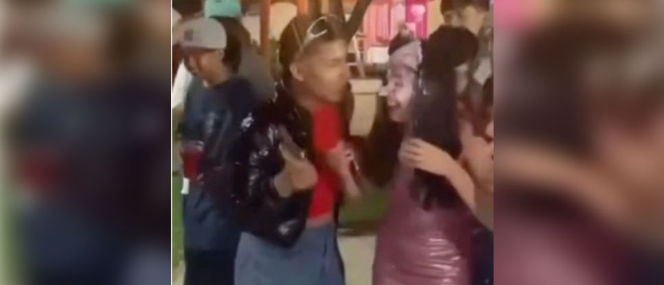 Chica le mete un cuchillo en el ojo a un amigo luego que le embarraron la cara de pastel