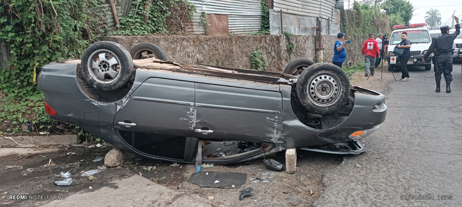Conductor imprudente provoca accidente que dejó una mujer lesionada en Usulután