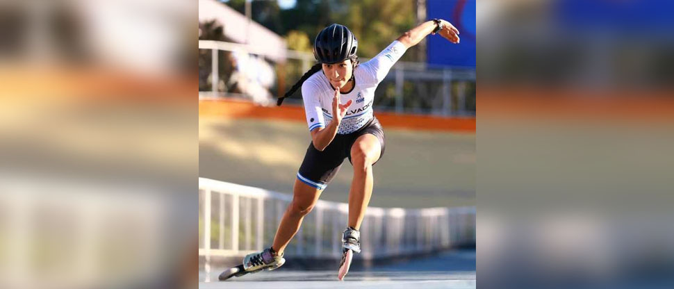 Salvadoreña clasifica a octavos de final European Cup Inline Speedskating en Alemania